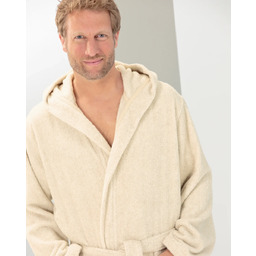 Cawo Szlafrok męski Sauna Cotton & Hemp Natur