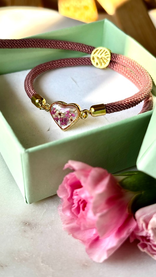 Bransoletka perłowe serce