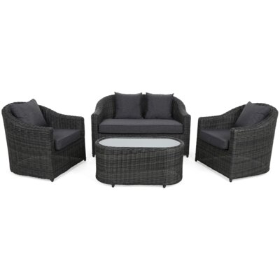 HOME & GARDEN Zestaw mebli ogrodowych Modena 224187 Szary