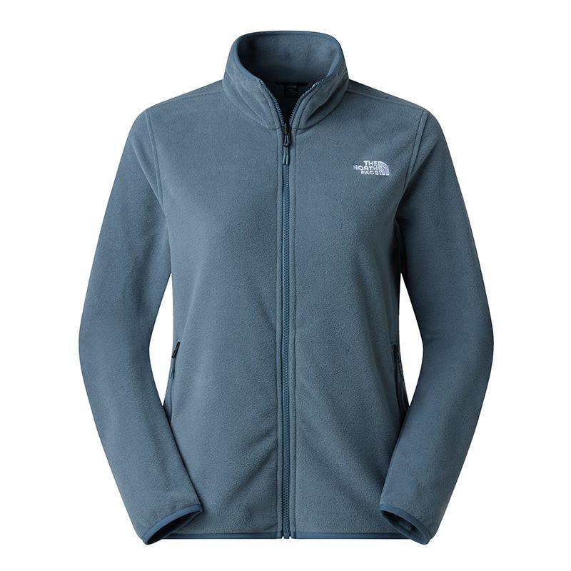 Bluza damska The North Face 100 Glacier Full-Zip Fleece 0A8D2F0U31 - niebieska