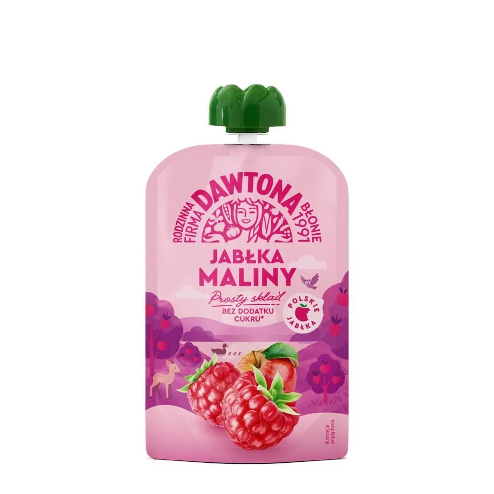 Dawtona Mus jabłka maliny 100 g