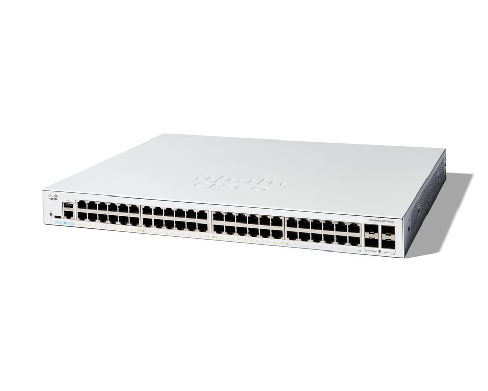 Cisco C1300-48T-4G Zarządzany L2/L3 Gigabit Ethernet (10/100/1000) Biały C1300-48T-4G-RF