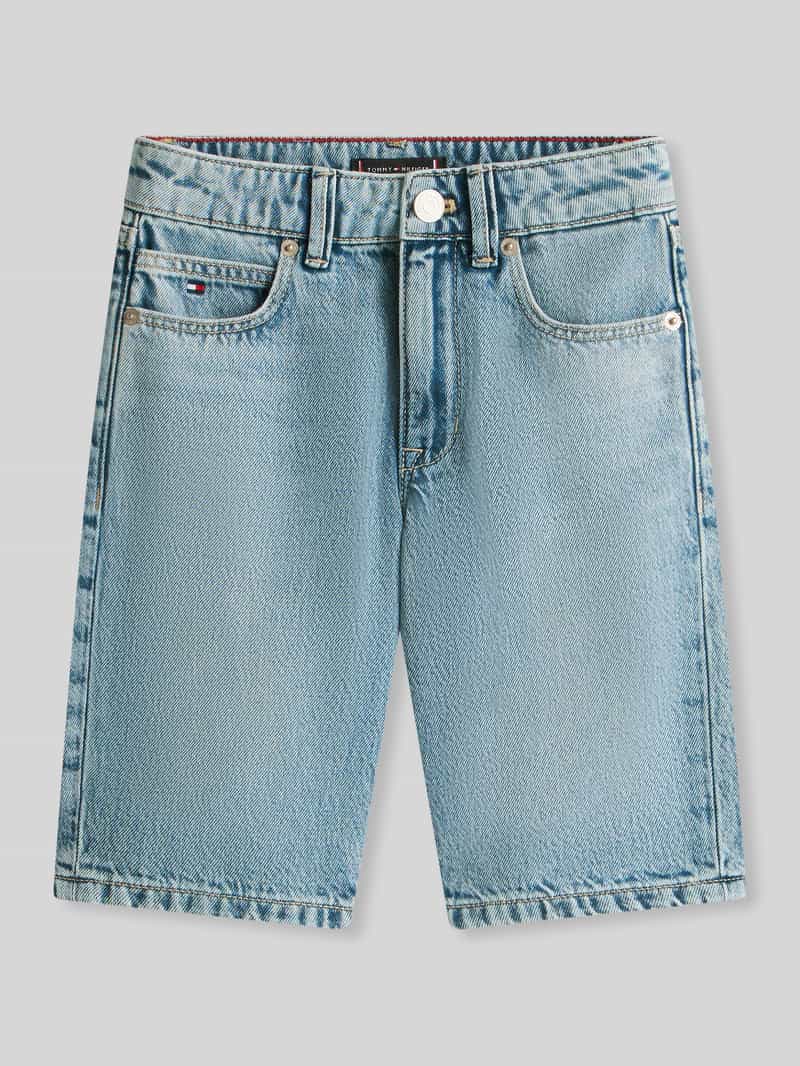 Szorty jeansowe o kroju regular fit z czystej bawełny