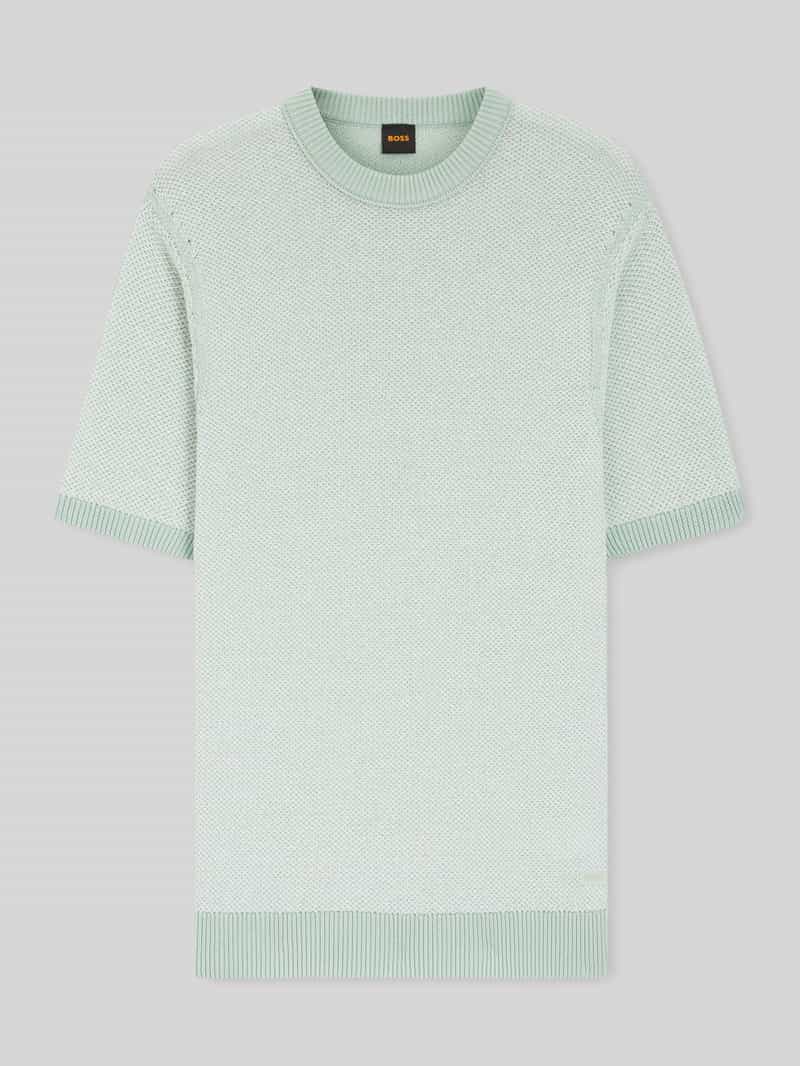 sweter o kroju regular fit z mieszanka bawełny model 'KANTONIO'