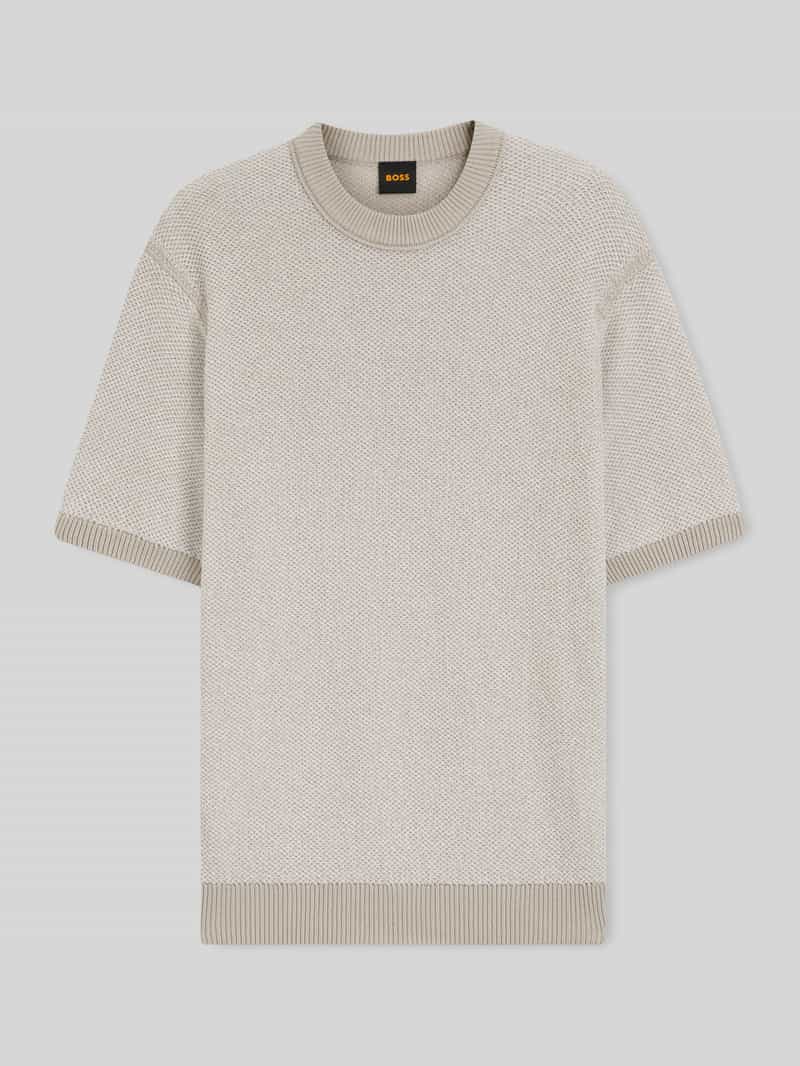 sweter o kroju regular fit z mieszanka bawełny model 'KANTONIO'