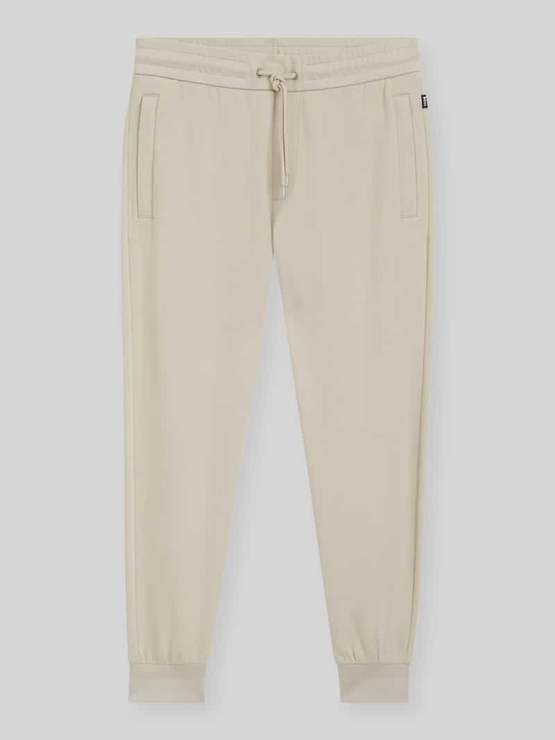 Jogpants o kroju regular fit z mieszanki bawełny model 'LAMONT'