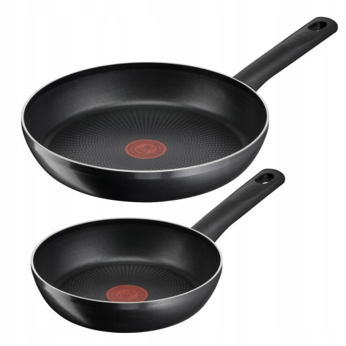 Zestaw patelni Tefal C3899022 czarne 2 szt.