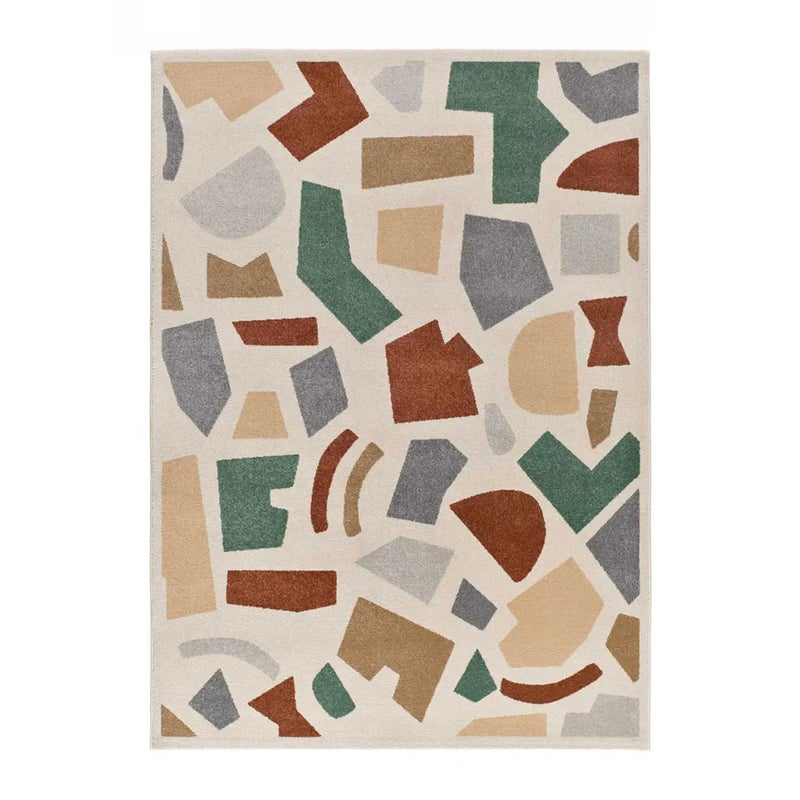 Dywan wewnętrzny prostokątny, wielokolorowy, 160 x 230 cm, BERUTI geometryczny - ATTICGO