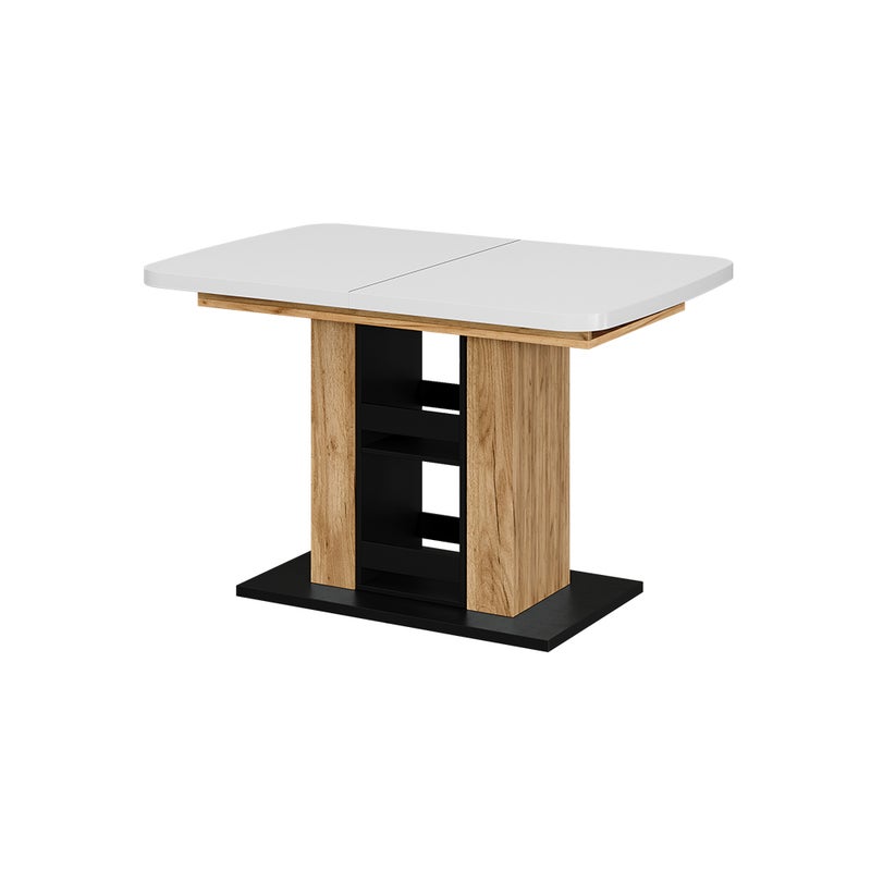 Vicco Stół jadalny Fenaro, Biały/złoty dąb, 120 x 80 cm