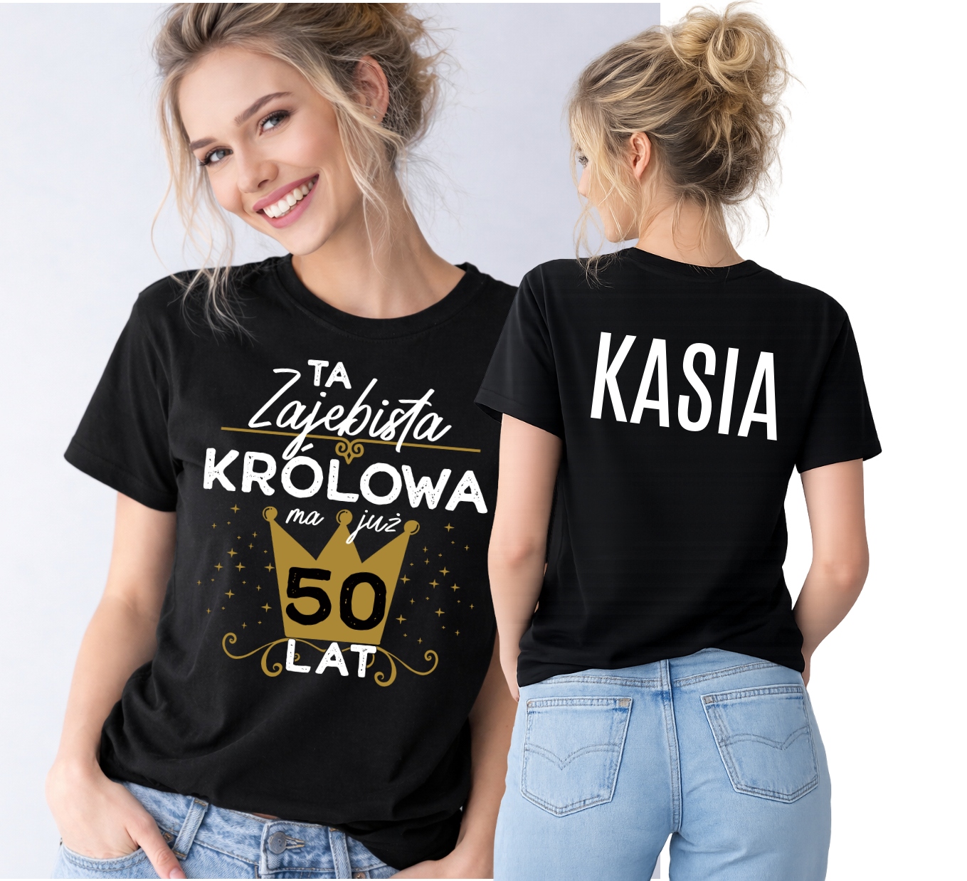 Damska koszulka na 50 urodziny - ta królowa ma już 50 lat