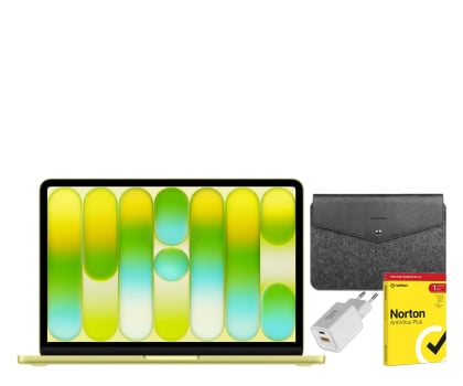 Apple MacBook Neo A18 Pro/8GB/256/Mac OS Cytrusowożółty MHFD4ZE/A + SMM019 + SMA196 + 21483957