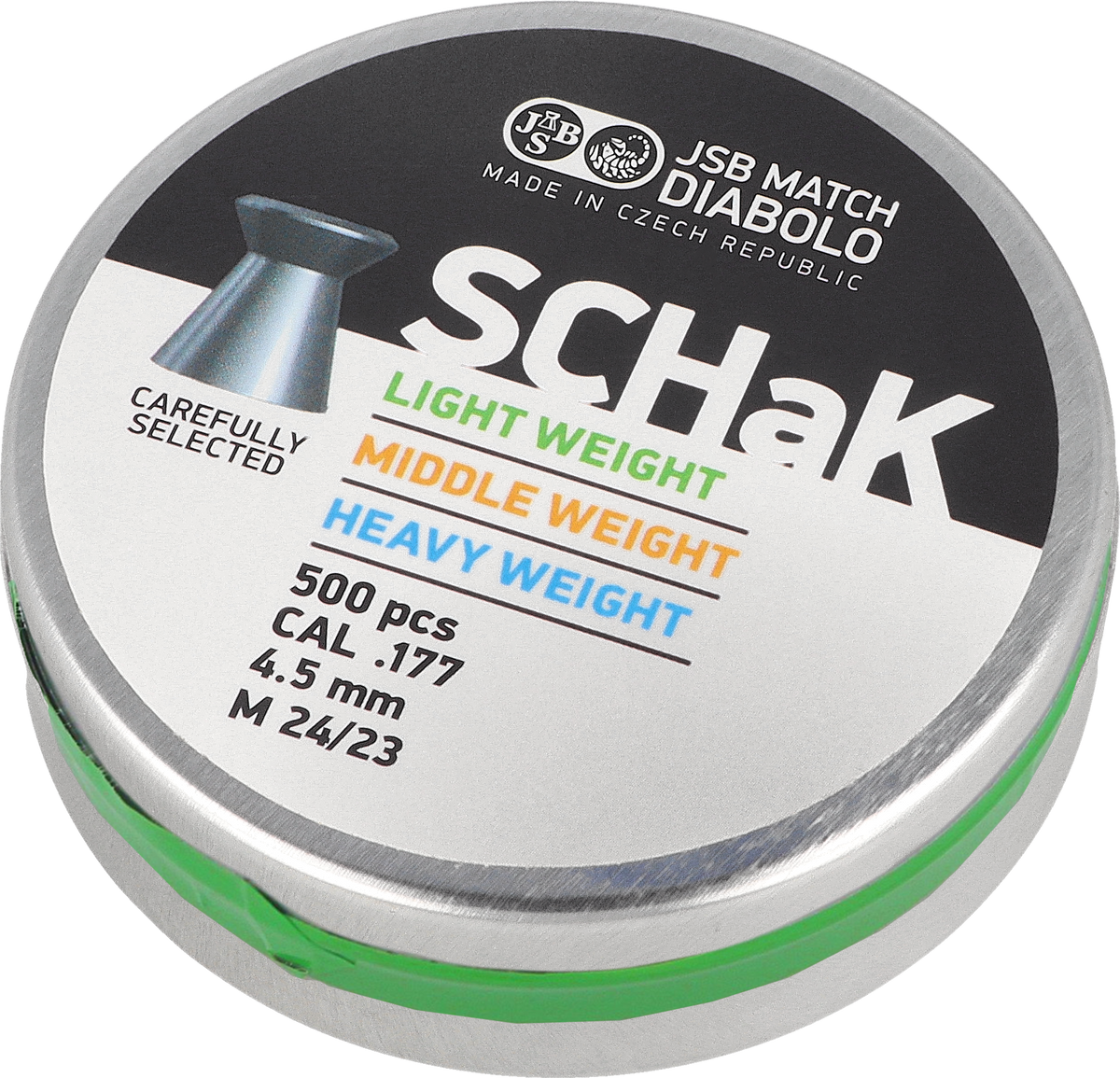 Śrut JSB SCHaK Light Weight 4.50 mm, 0.500 g, 500 szt. (001055-500)