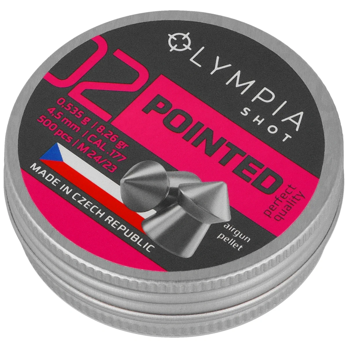 Śrut JSB Olympia Shot Pointed 4.50 mm, 0.535 g, 500 szt. (500112-500)