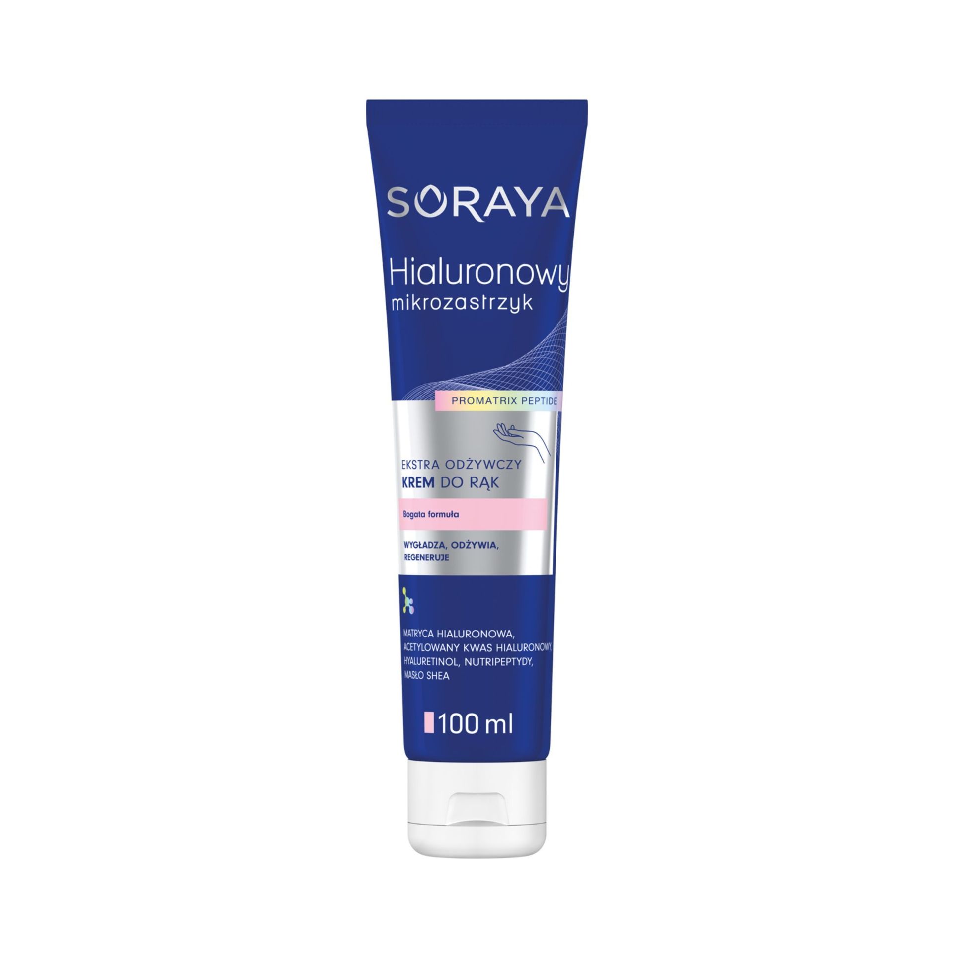 Soraya Hialuronowy Mikrozastrzyk Ekstra-Odżywczy Krem do Rąk 100ml