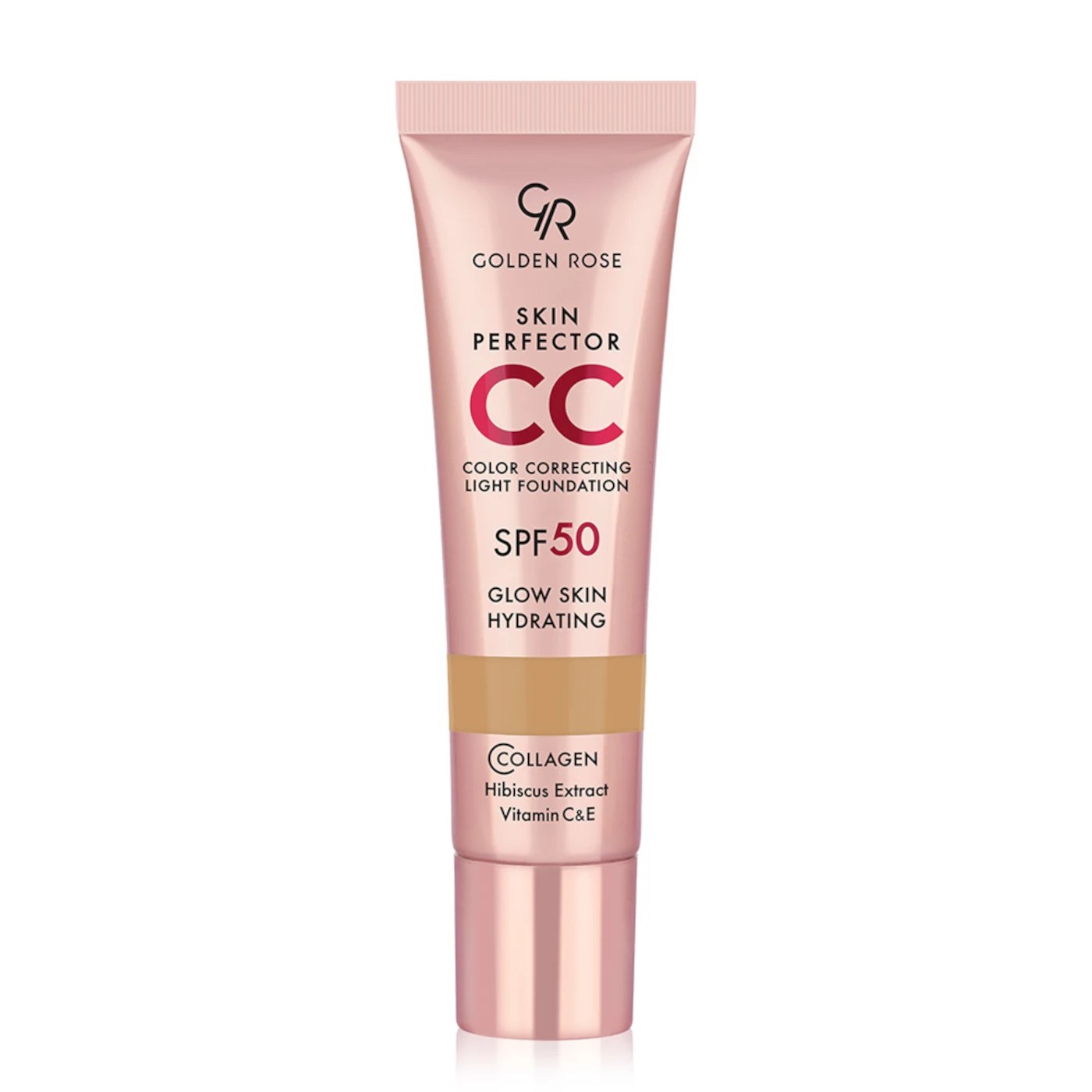 Golden Rose CC Skin Perfector Korygujący Podkład do Twarzy z Filtrem SPF50 103 Nude
