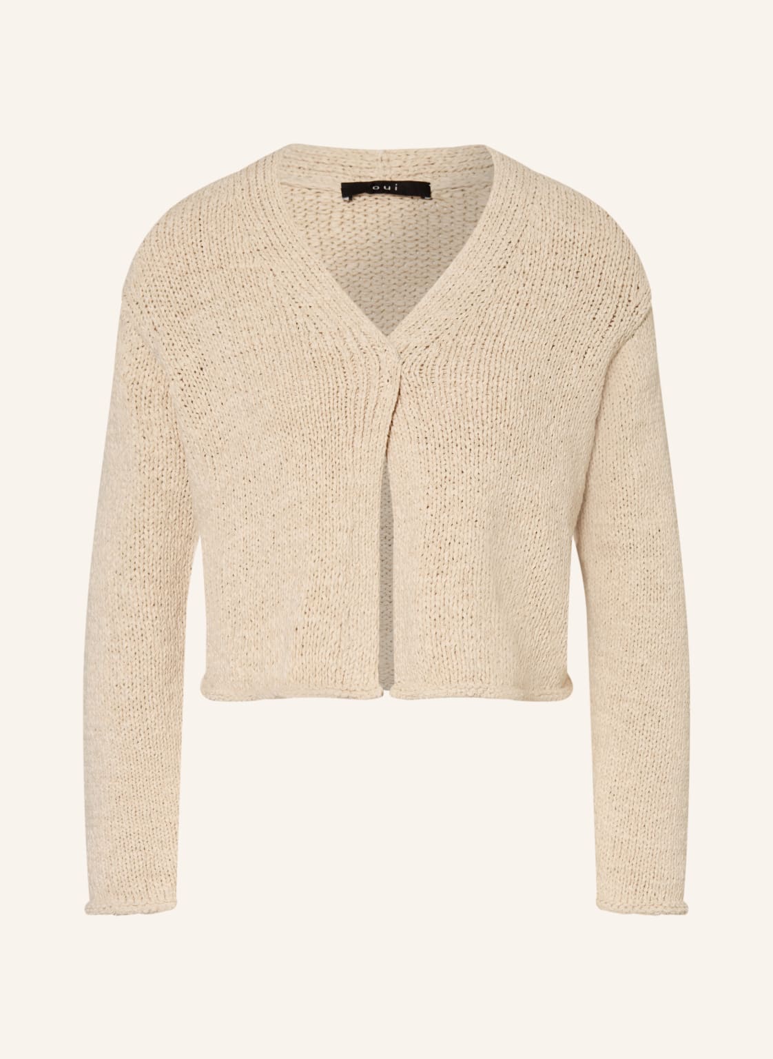 Oui Kardigan beige