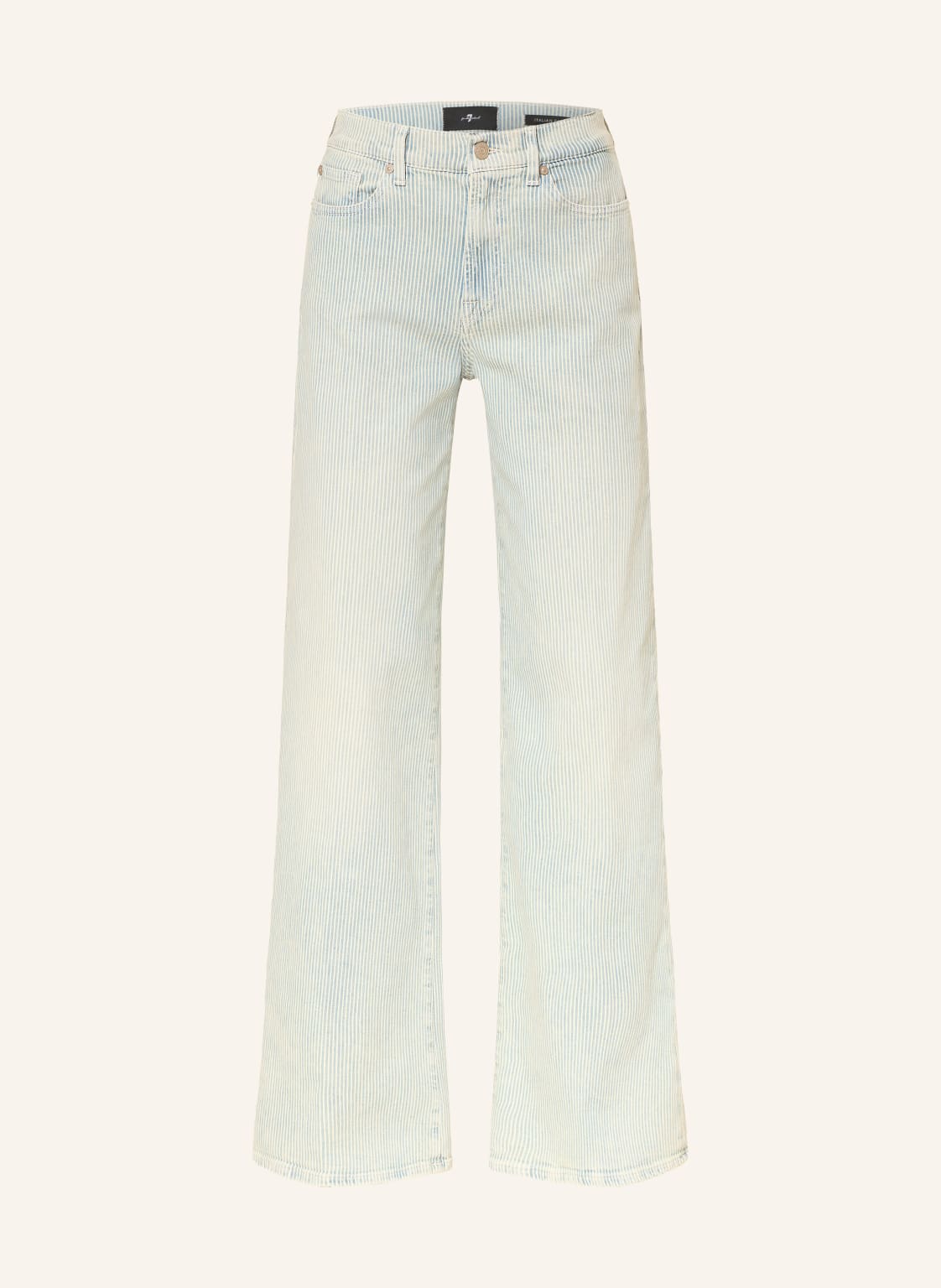 7 For All Mankind Dżinsy Z Szerokimi Nogawkami Lotta blau