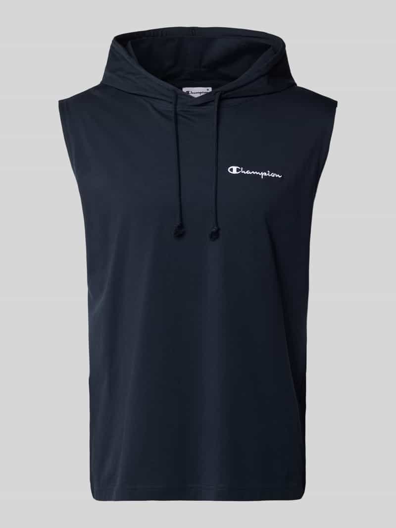 Bluza z kapturem z wyhaftowanym logo