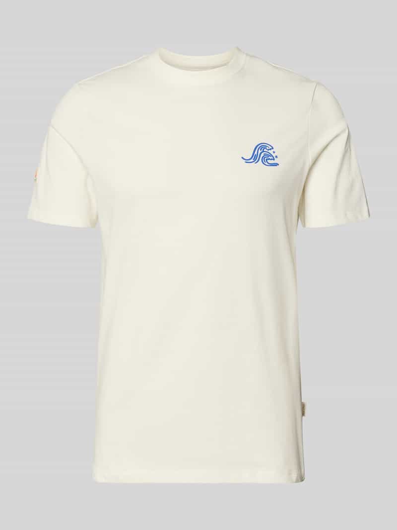 t-shirt z nadrukiem z motywem model 'SUN ISLAND'