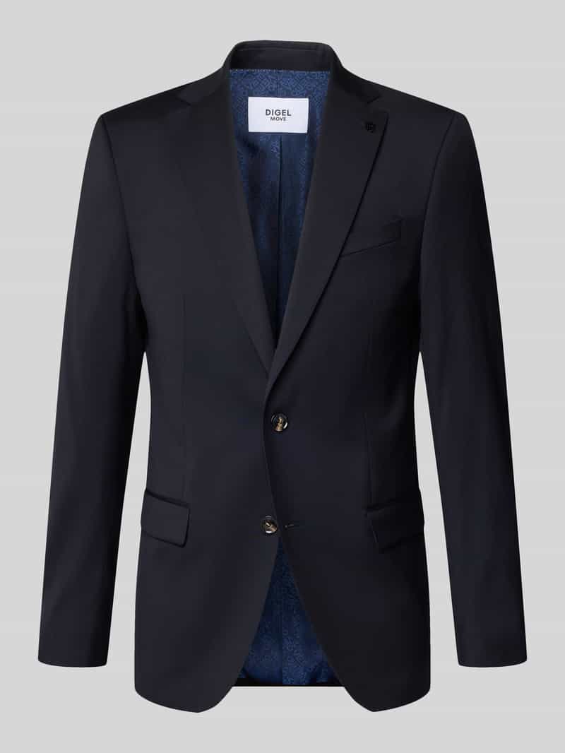 Marynarka na 2 guziki z patkami przy kieszeniach w kroju slim fit Model 'Move Alesso'