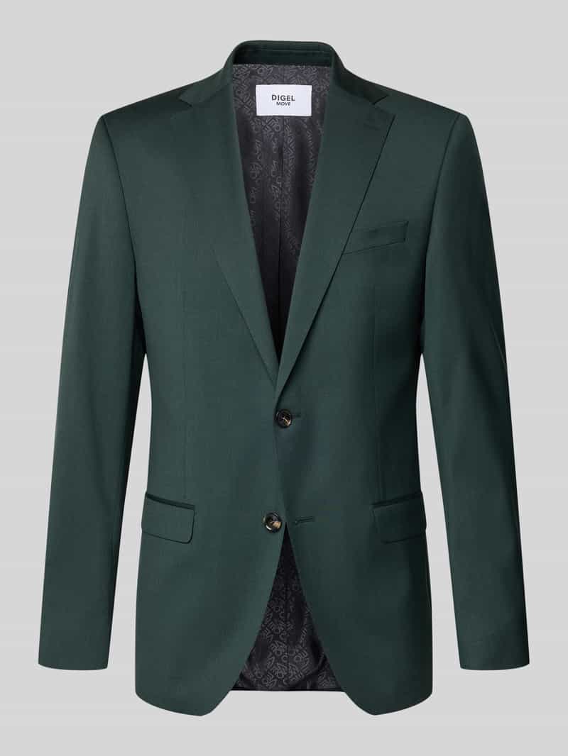 Marynarka na 2 guziki z patkami przy kieszeniach w kroju slim fit Model 'Move Alesso'