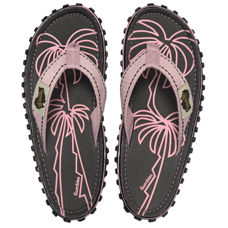 Japonki damskie Gumbies Palm Leaf Grey Rozmiar butów (UE): 41 / Kolor: szary