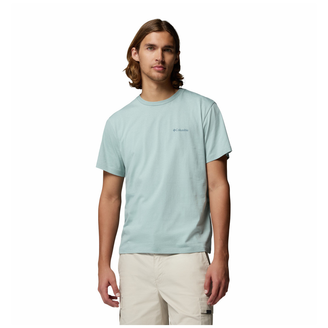 Koszulka męska Columbia CSC™ Logo Back Tee Rozmiar: L / Kolor: jasnoniebieski