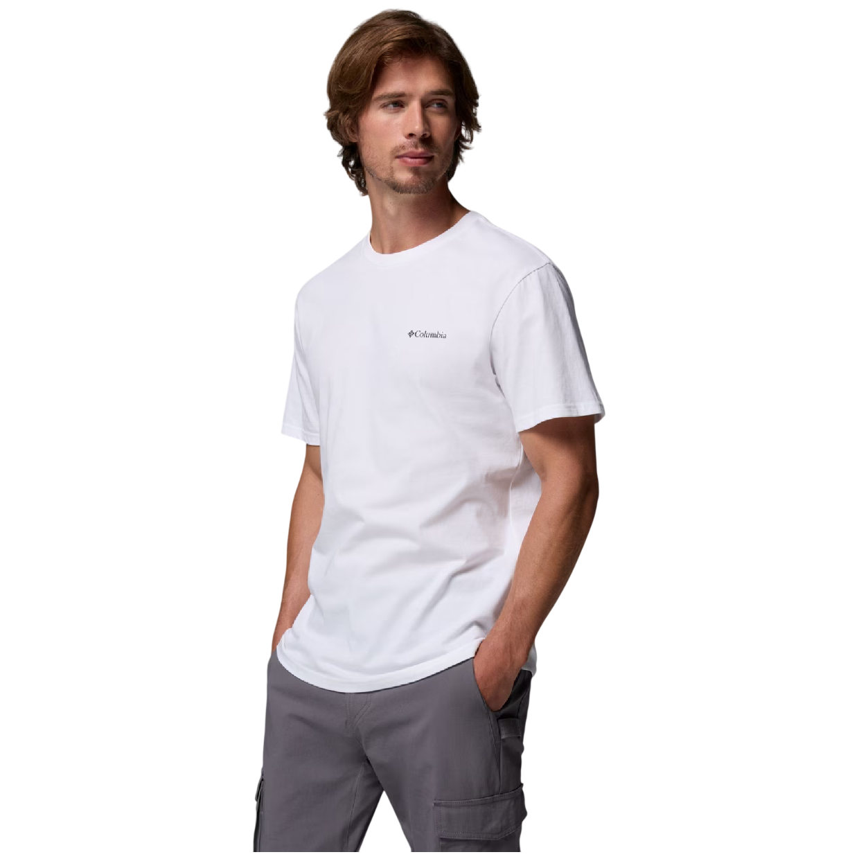 Koszulka męska Columbia Csc™ Basic Tee Rozmiar: M / Kolor: biały