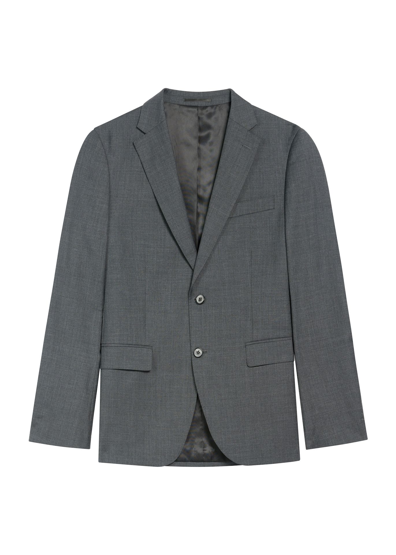 Grafitowa marynarka męska z wełną