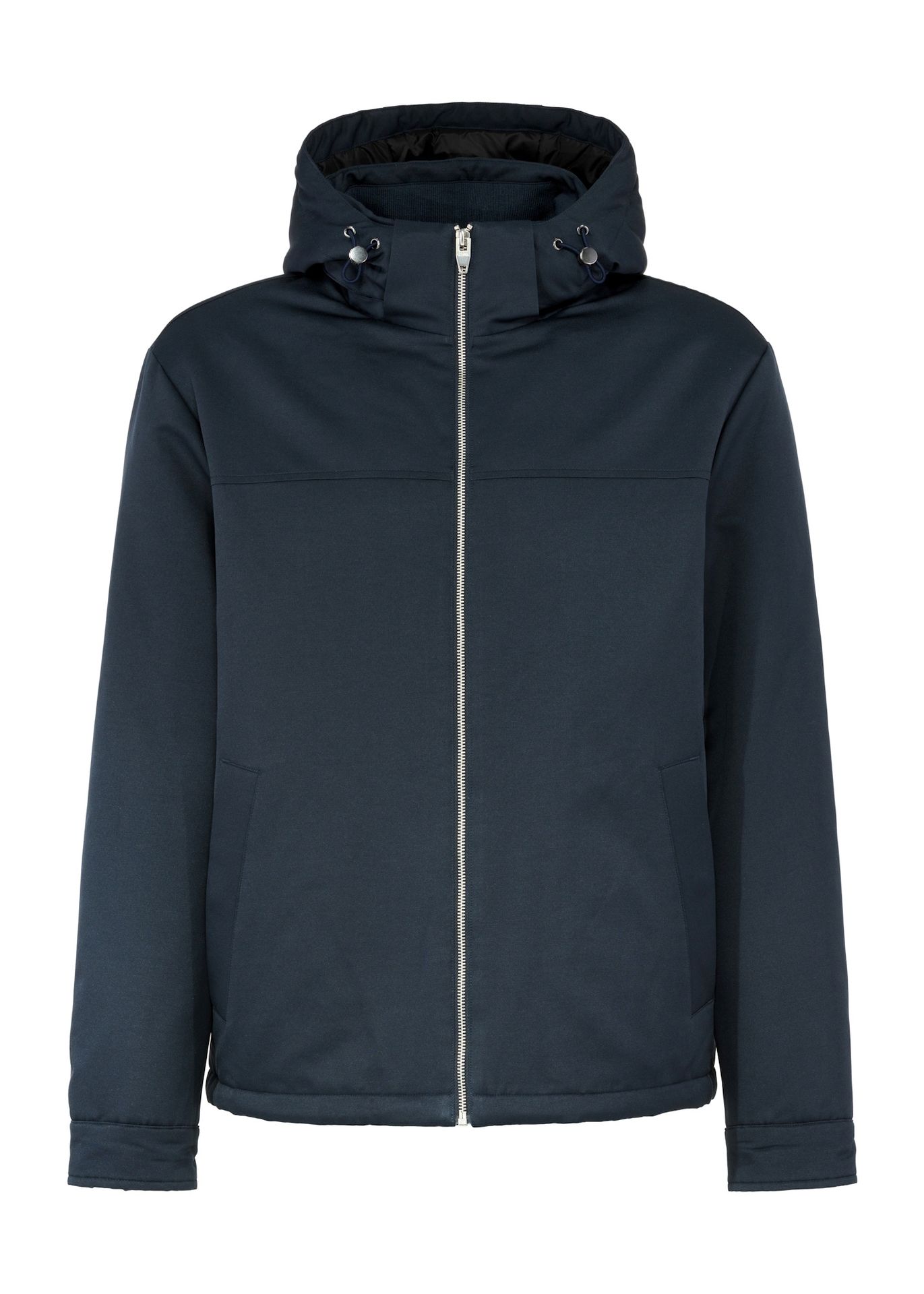 Granatowa kurtka męska z kapturem