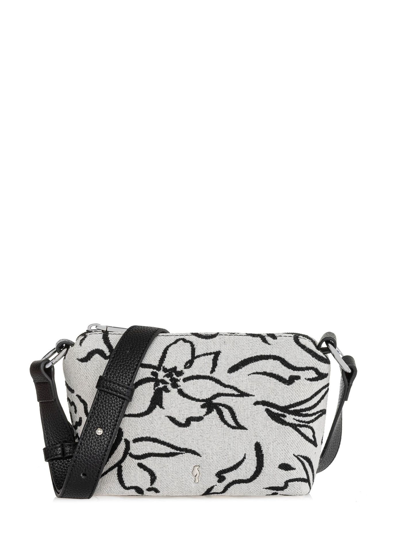 Mała torebka damska w kwiaty