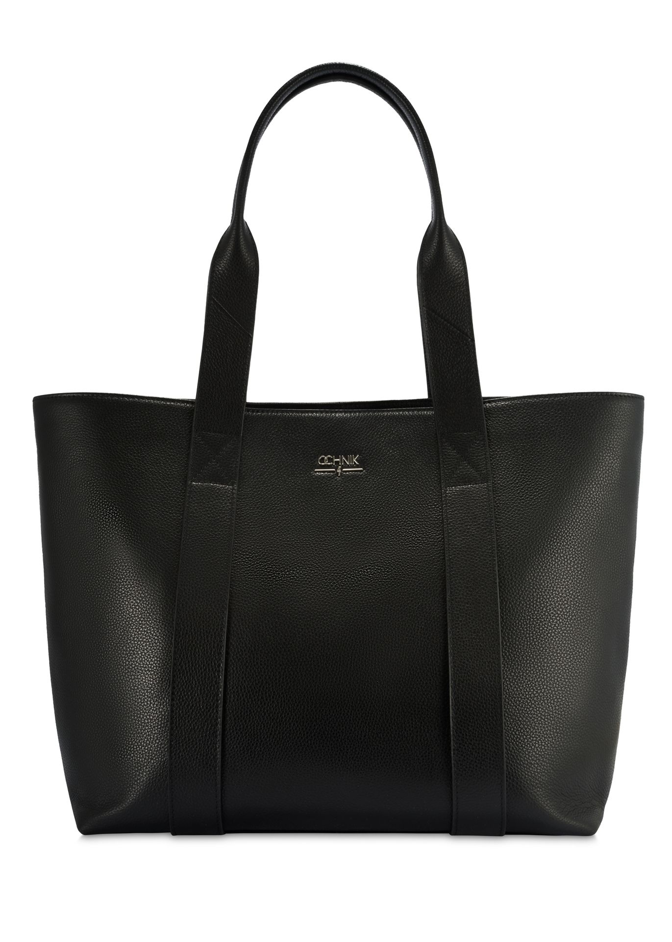 Czarna elegancka shopperka damska