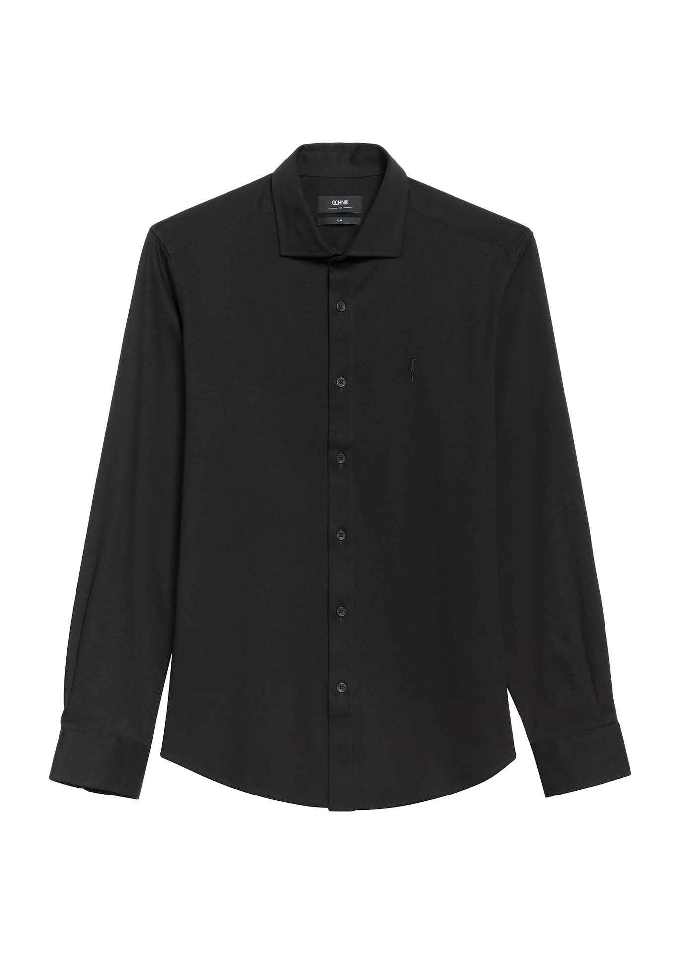 Czarna elegancka koszula męska