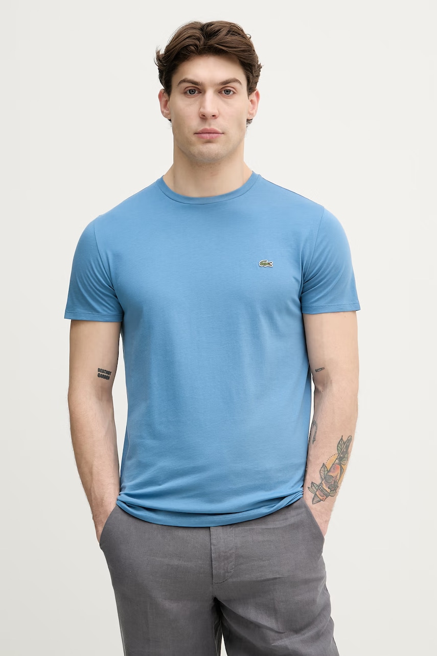 Lacoste T-shirt bawełniany męski
