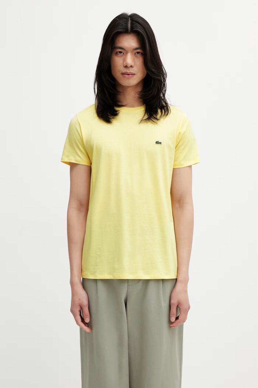Lacoste T-shirt męski bawełniany