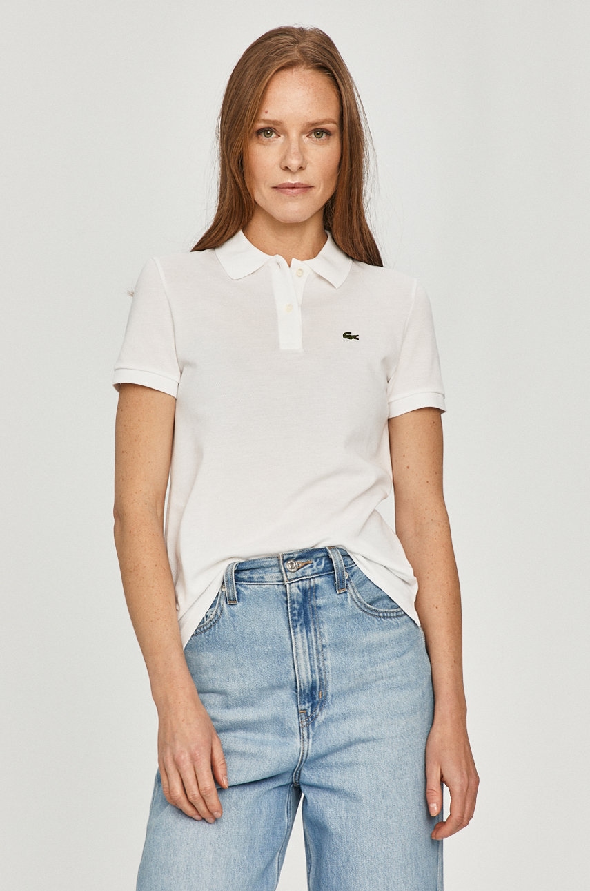 Lacoste polo bawełniane damskie
