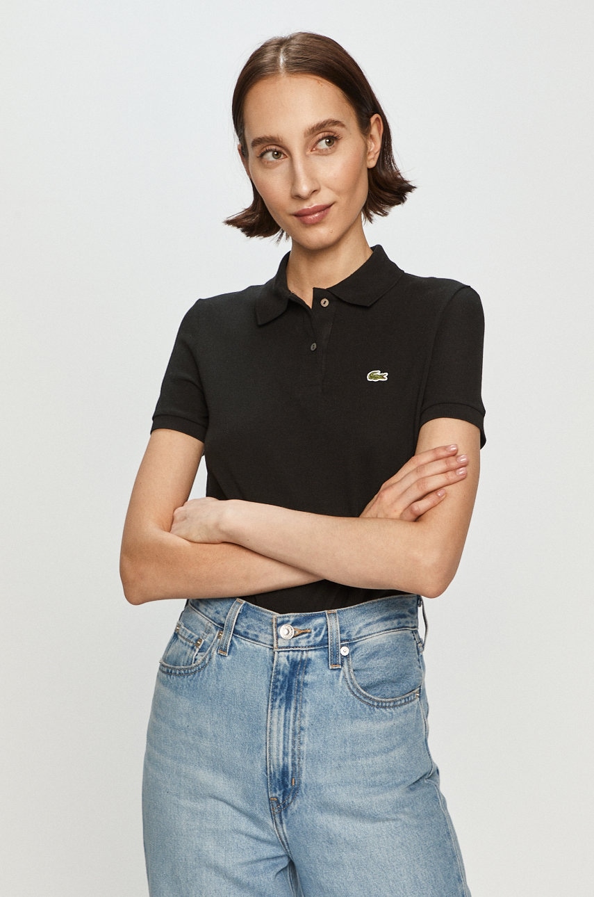 Lacoste polo bawełniane damskie
