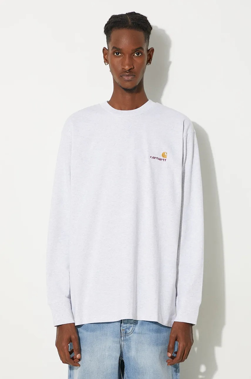 Carhartt WIP longsleeve bawełniany Longsleeve American Script T-Shirt