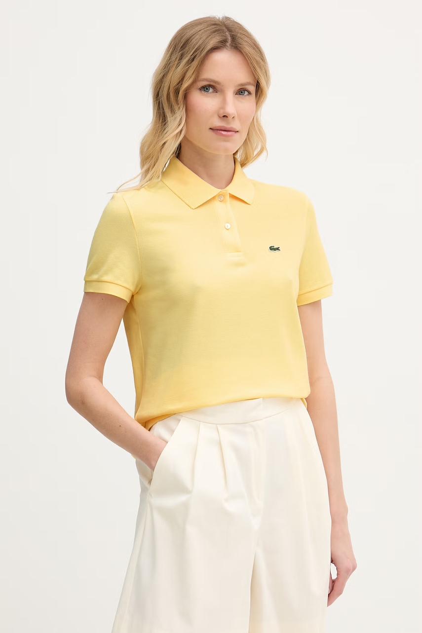 Lacoste polo bawełniane damskie