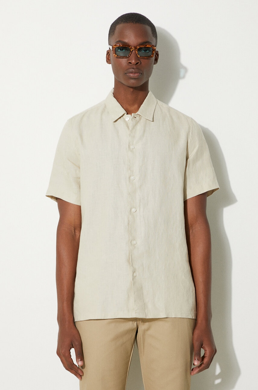 Samsoe Samsoe koszula lniana SAAVAN