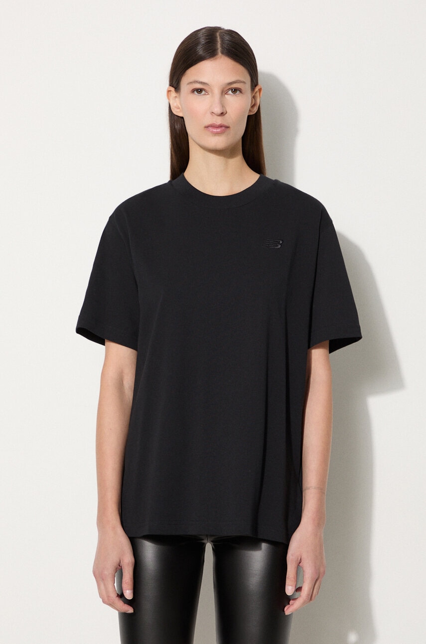 New Balance t-shirt bawełniany WT41501BK