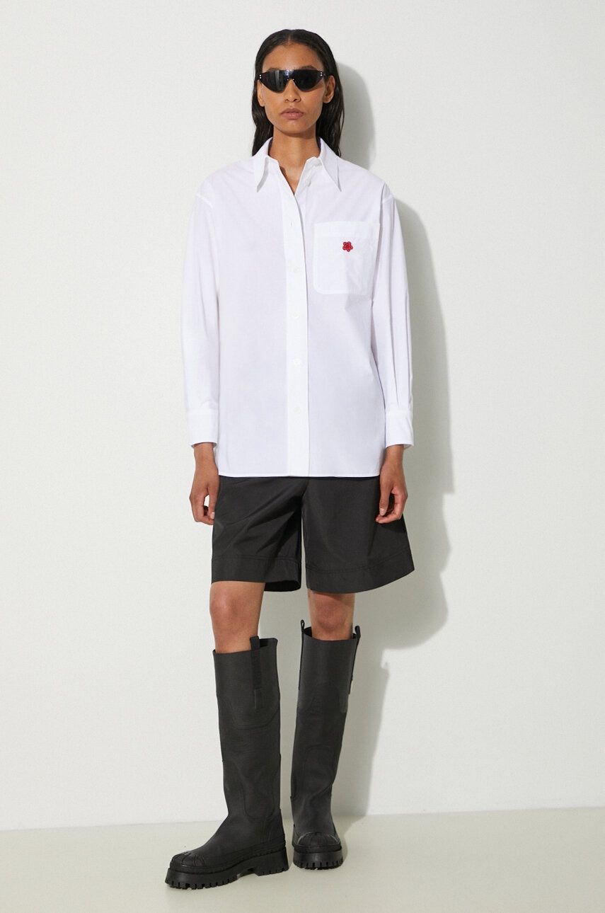 Kenzo koszula bawełniana Boke Flower Oversized Shirt