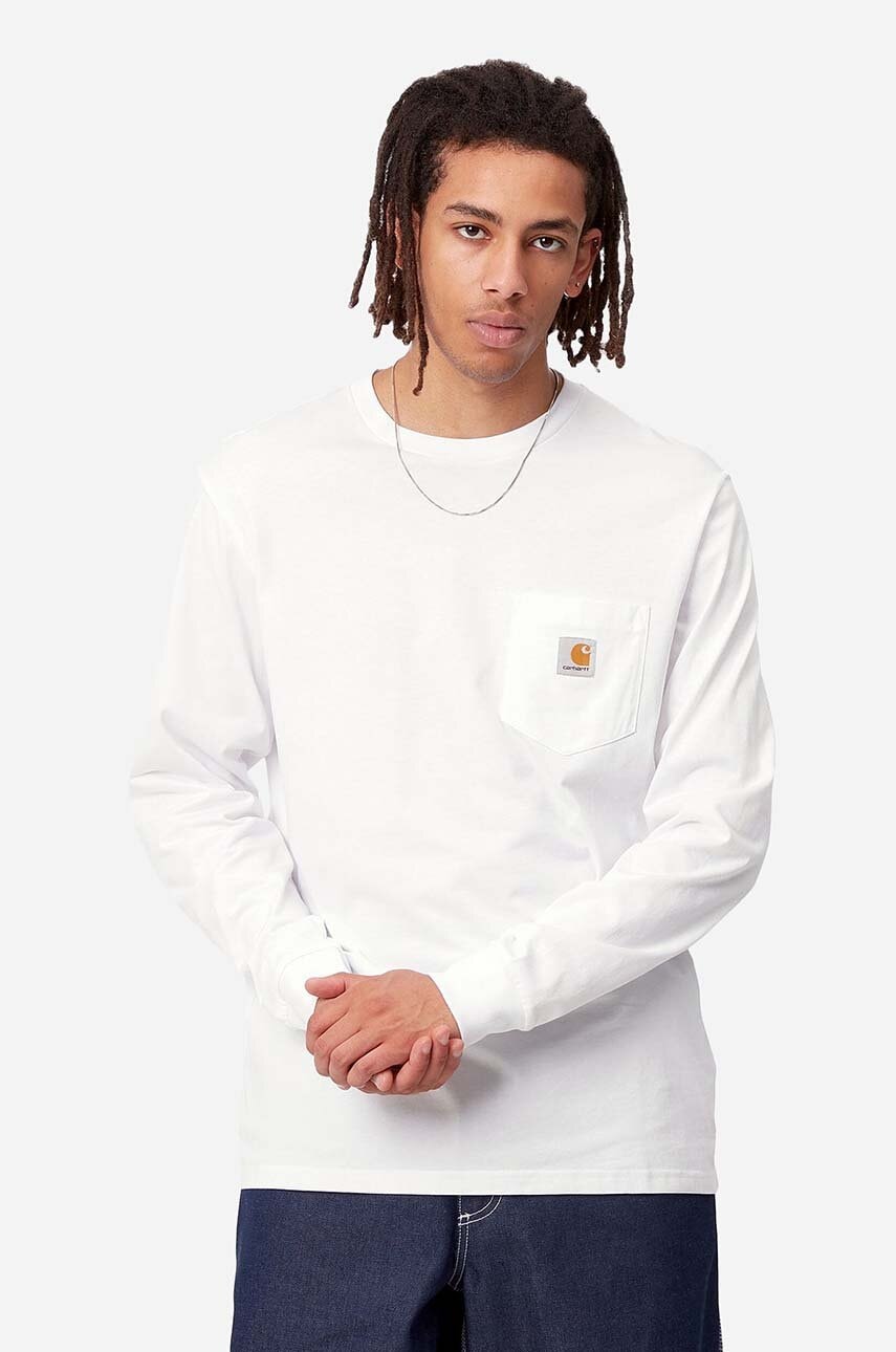 Carhartt WIP longsleeve bawełniany AMMONITE L/S Pocket T-Shirt