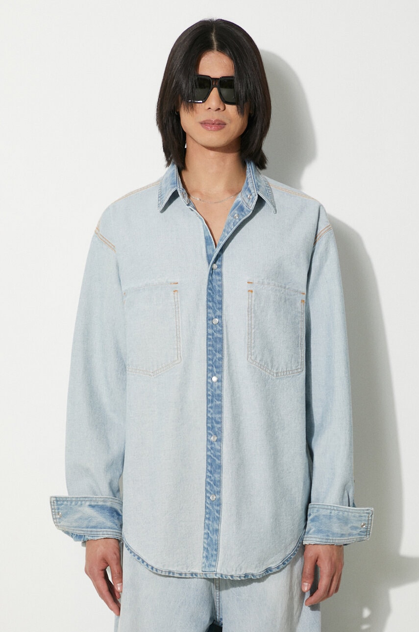 VETEMENTS koszula jeansowa Inside-Out