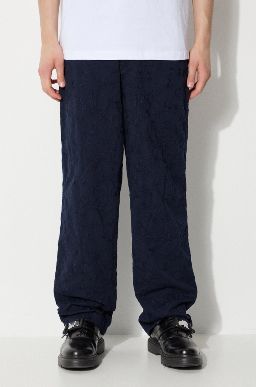 Corridor spodnie bawełniane Floral Embroidered Trouser