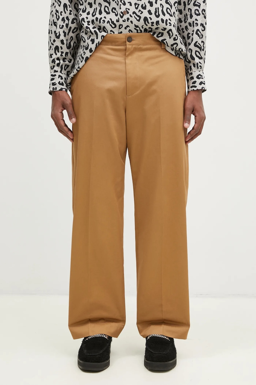 Maison Kitsuné spodnie bawełniane Relaxed Chino