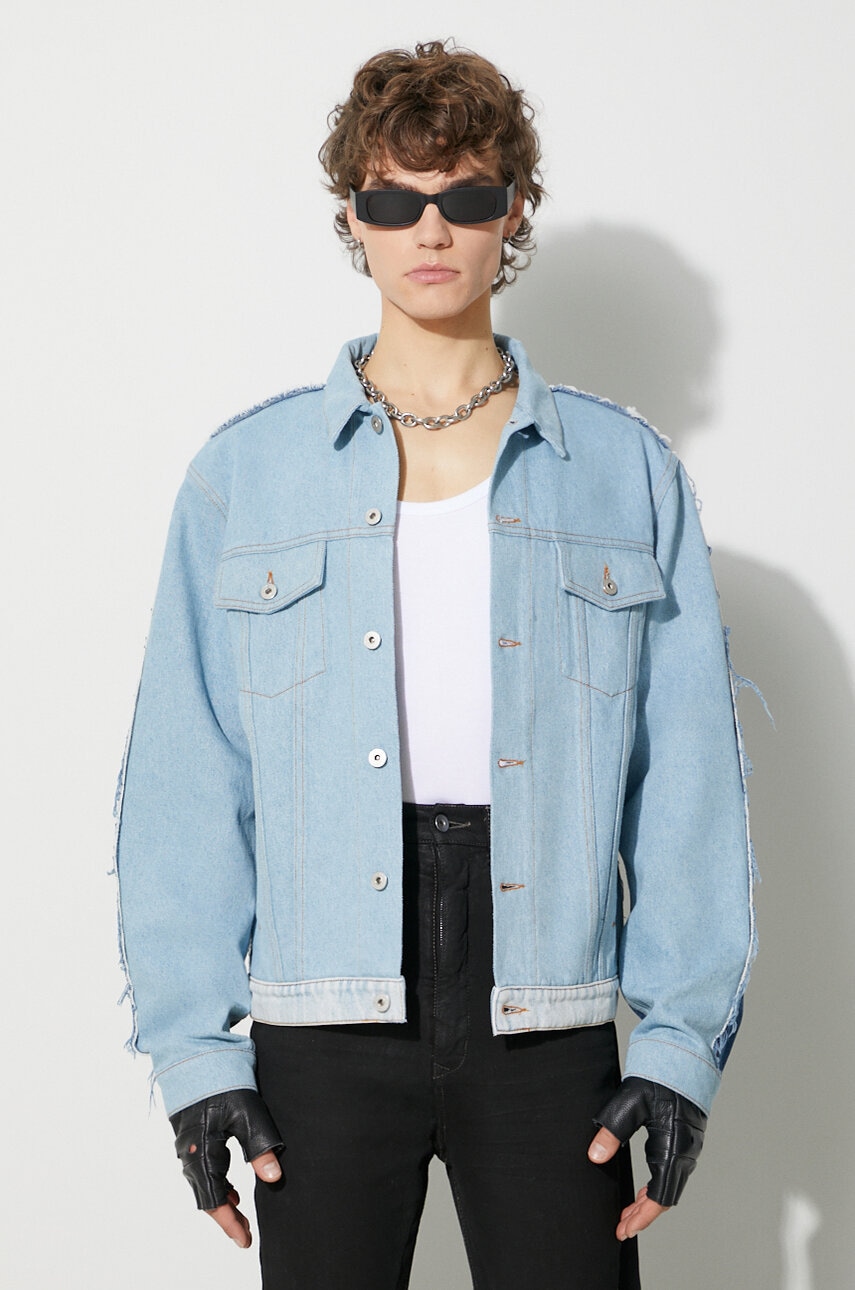 Heron Preston kurtka jeansowa Washed Insideout Reg Jkt