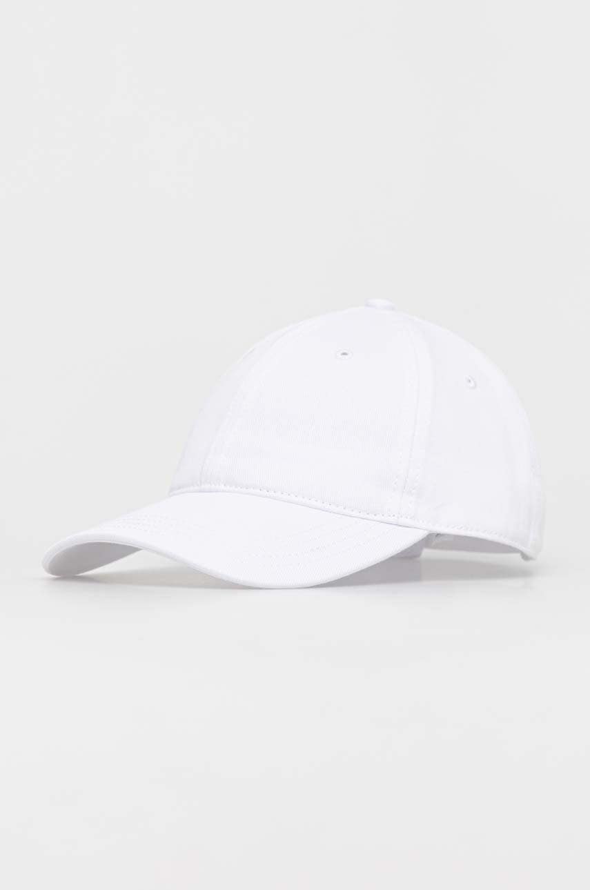 Lacoste czapka z daszkiem bawełniana