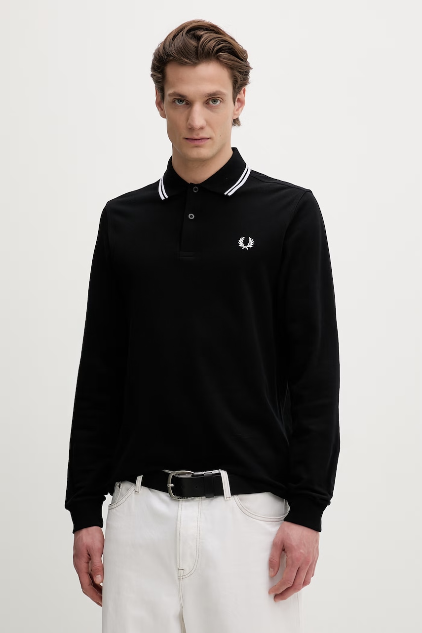 Fred Perry longsleeve bawełniany