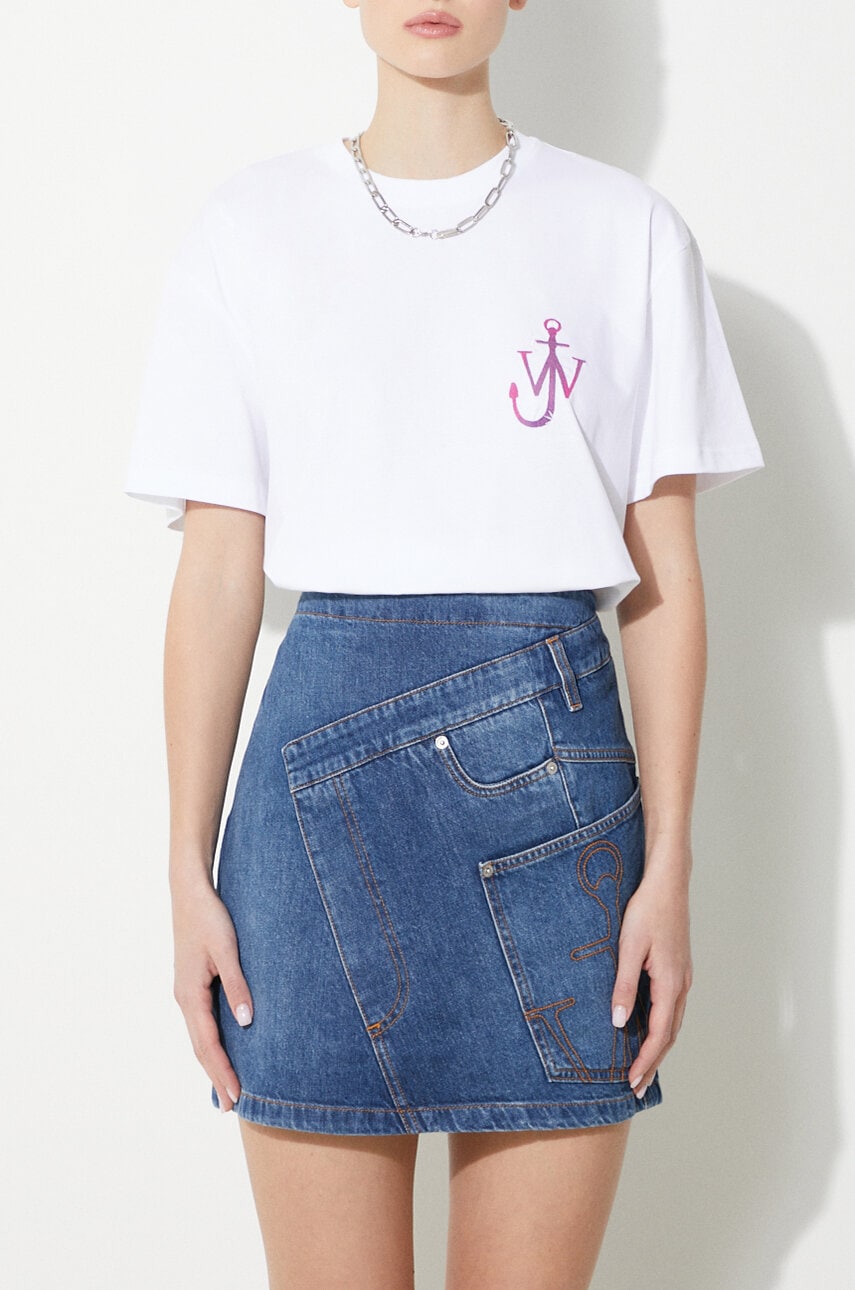 JW Anderson spódnica jeansowa Twisted Mini Skirt